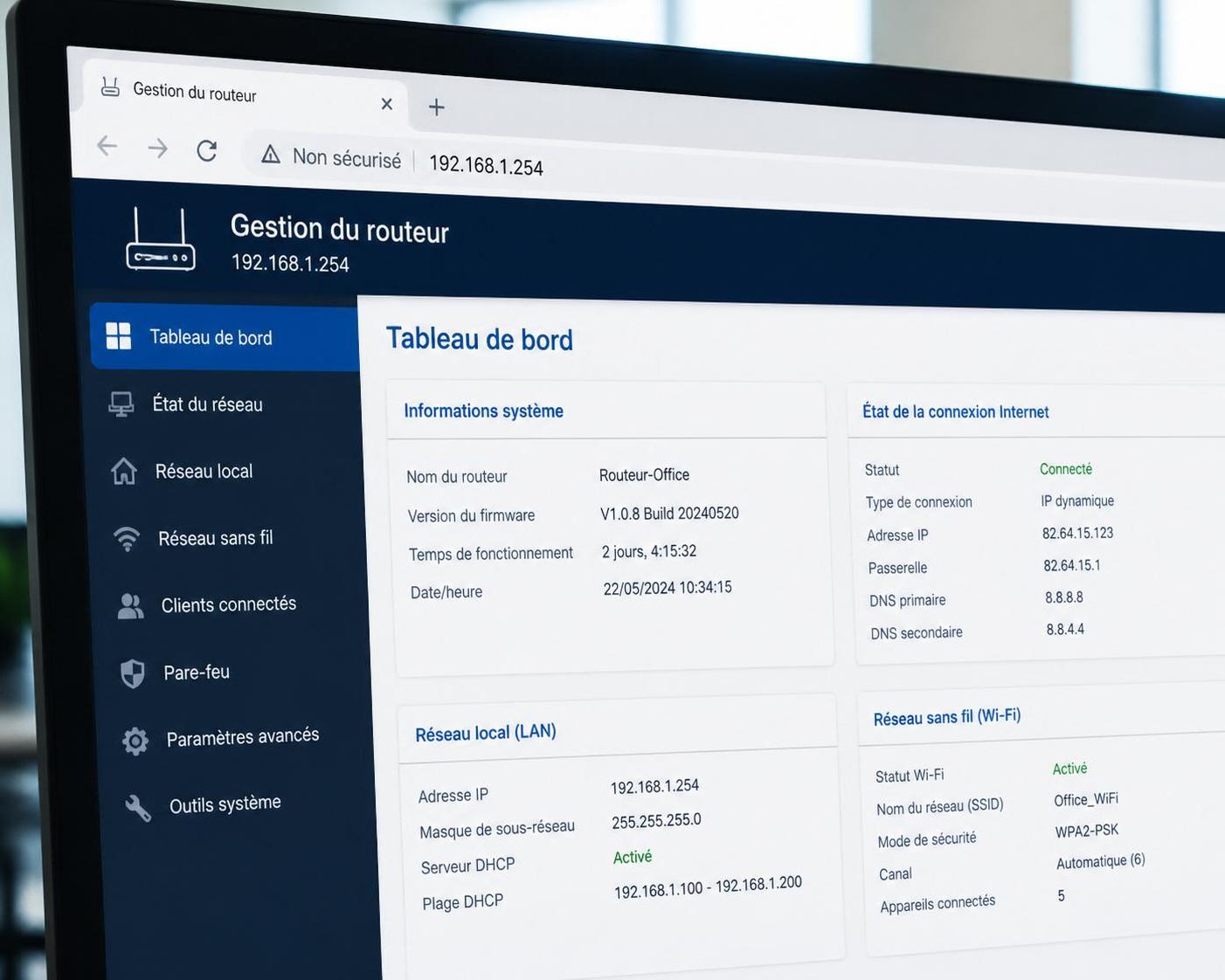 découvrez à quoi sert l'adresse locale 192.168.l.254, son rôle dans les réseaux domestiques et professionnels, et dans quelles situations vous devez l'utiliser pour configurer vos équipements.