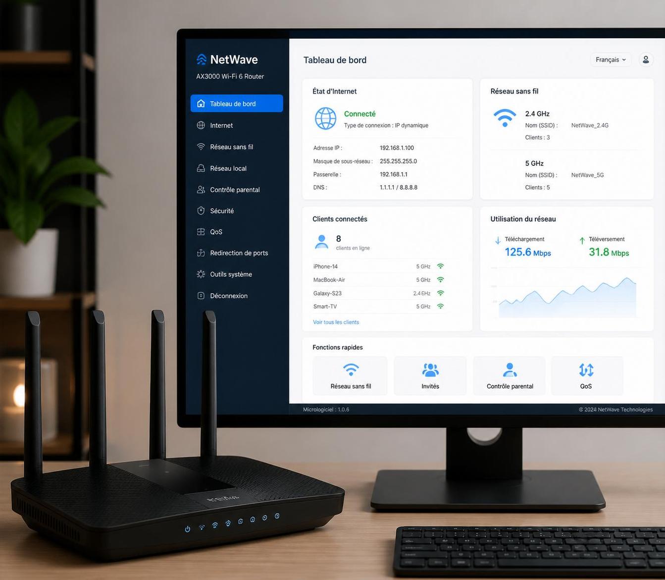 découvrez comment utiliser l'adresse ip 192.168.1.1 pour accéder à l'interface de votre routeur et configurer facilement votre réseau domestique.
