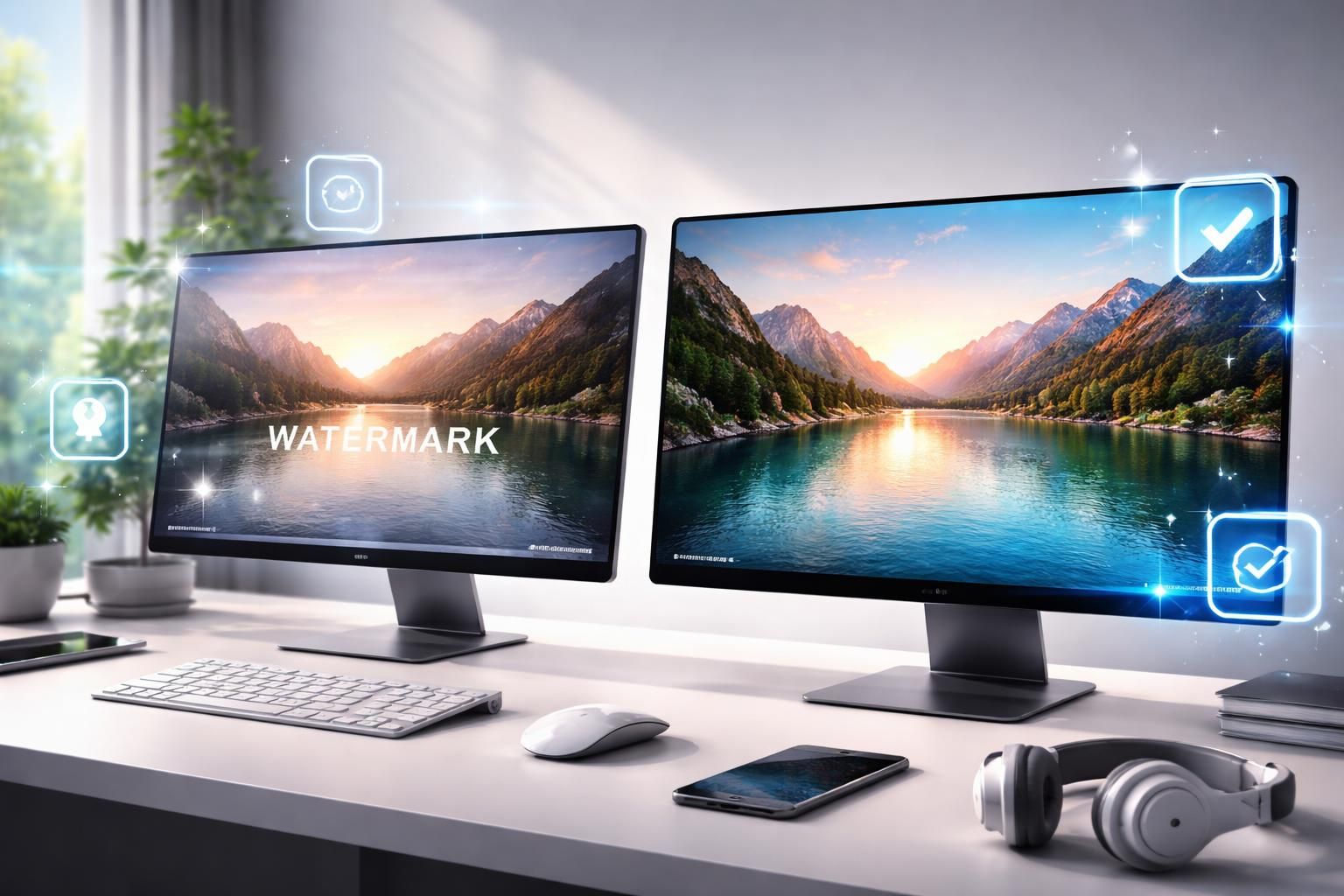 découvrez comment le dewatermark améliore la qualité visuelle de votre contenu multimédia en supprimant efficacement les filigranes, pour des images et vidéos plus nettes et professionnelles.