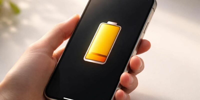 découvrez la signification de la batterie jaune sur votre iphone, ce que cela indique sur la santé de votre batterie et comment y remédier efficacement.