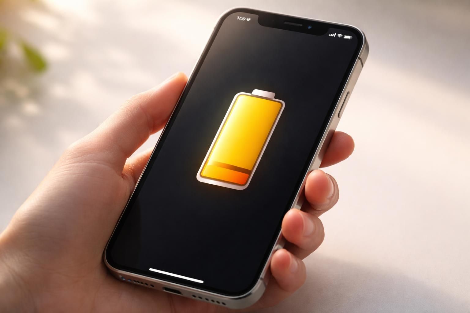 découvrez la signification de la batterie jaune sur votre iphone, ce que cela indique sur la santé de votre batterie et comment y remédier efficacement.