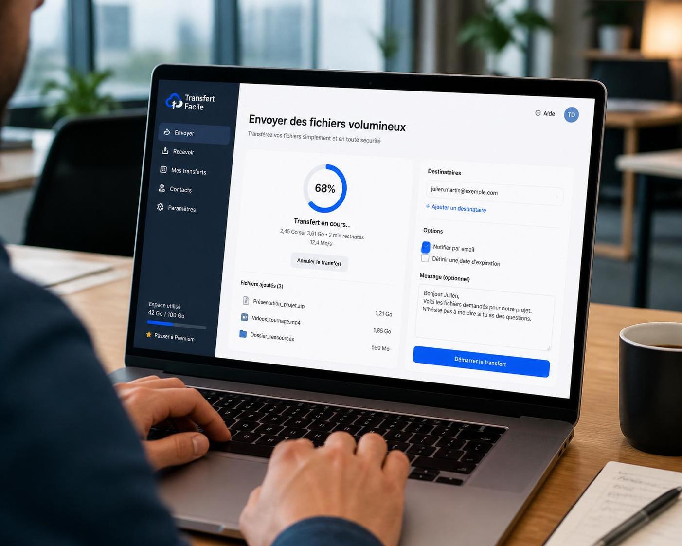 découvrez les meilleures solutions pour envoyer facilement et rapidement un fichier lourd. transférez vos fichiers volumineux sans souci grâce à nos conseils pratiques.