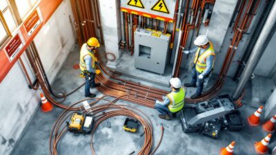 découvrez nos conseils pour garantir la sécurité sur vos chantiers grâce à un matériel électrique professionnel fiable et conforme aux normes.