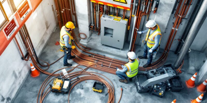 découvrez nos conseils pour garantir la sécurité sur vos chantiers grâce à un matériel électrique professionnel fiable et conforme aux normes.