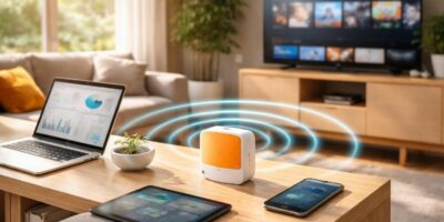 améliorez la couverture de votre réseau wi-fi facilement grâce à un répéteur orange gratuit et profitez d'une connexion internet optimale dans toute votre maison.