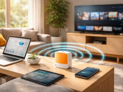 améliorez la couverture de votre réseau wi-fi facilement grâce à un répéteur orange gratuit et profitez d'une connexion internet optimale dans toute votre maison.