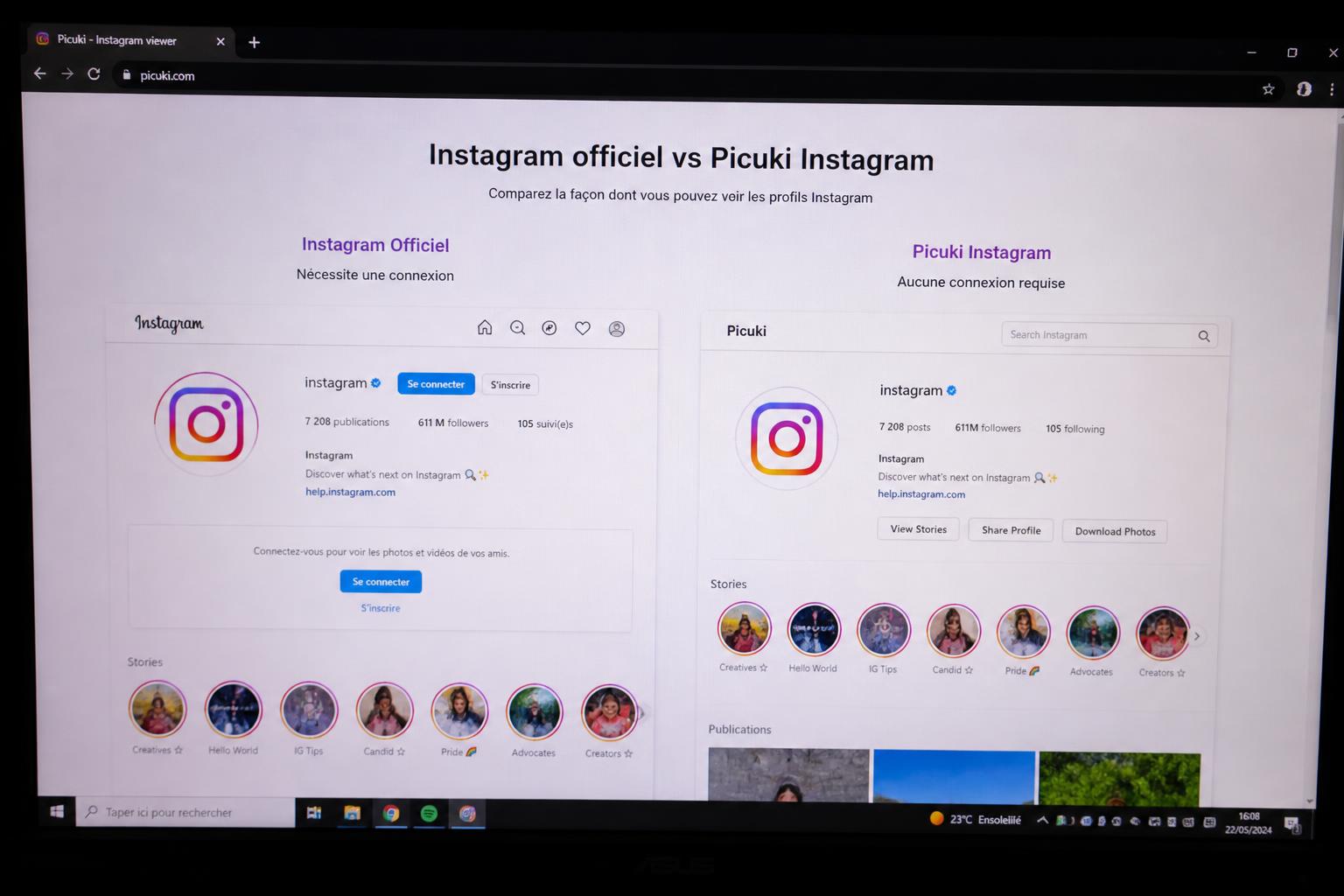 découvrez picuki instagram, un éditeur et visionneuse de stories qui vous permet de parcourir les contenus en toute anonymat.