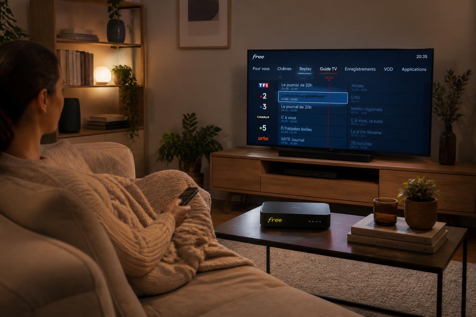 découvrez le programme tv free ce soir sur freebox et trouvez facilement quoi regarder pour passer une soirée divertissante avec vos chaînes préférées.