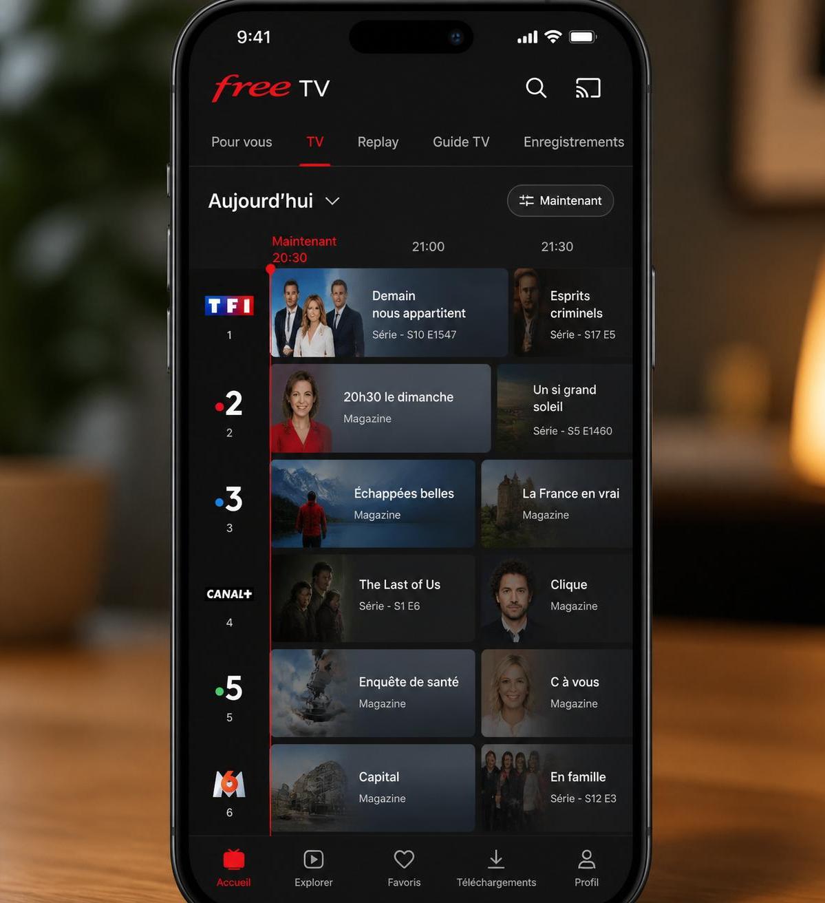 téléchargez gratuitement le programme tv et tnt complet proposé par free pour ne rien manquer de vos émissions et chaînes préférées.