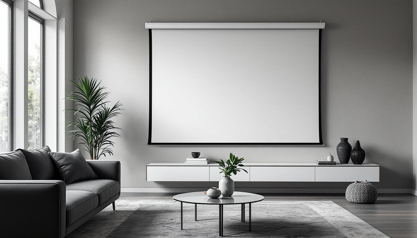 découvrez notre sélection des 5 meilleurs écrans de projection enroulables conçus pour optimiser les petits espaces, alliant praticité et qualité d'image exceptionnelle.