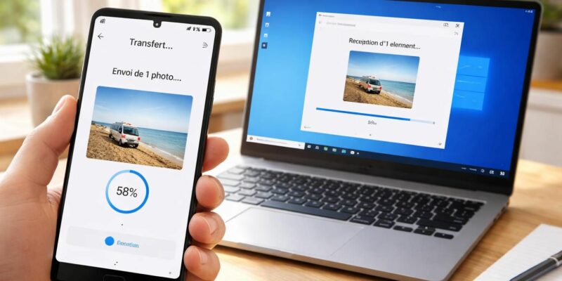 découvrez comment transférer facilement une photo de votre android vers un pc windows 10 sans utiliser de câble. méthodes simples et rapides expliquées.