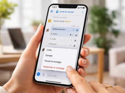découvrez comment supprimer facilement un sondage sur messenger grâce à notre guide rapide et pratique. suivez nos étapes simples pour gérer vos sondages en un clin d'œil.