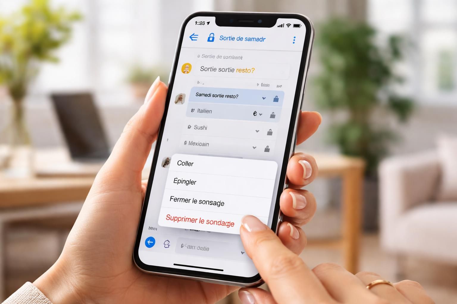 découvrez comment supprimer facilement un sondage sur messenger grâce à notre guide rapide et pratique. suivez nos étapes simples pour gérer vos sondages en un clin d'œil.