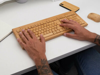 clavier bois plastique