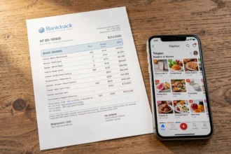 Relevé bancaire avec un prélèvement Amazon